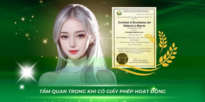 Giấy phép hoạt động – Bảo Chứng Pháp Lý Vững Vàng
